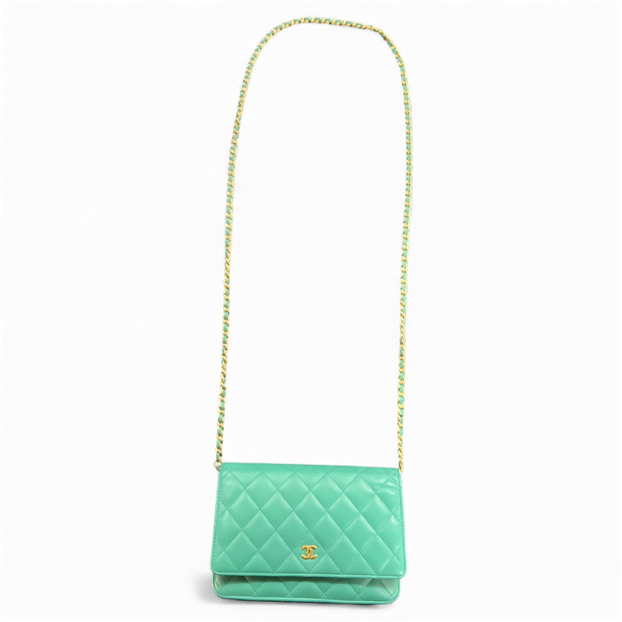 CHANEL Matelassé Chain Wallet Shoulder Bag | Authentic Pre-Owned Luxury