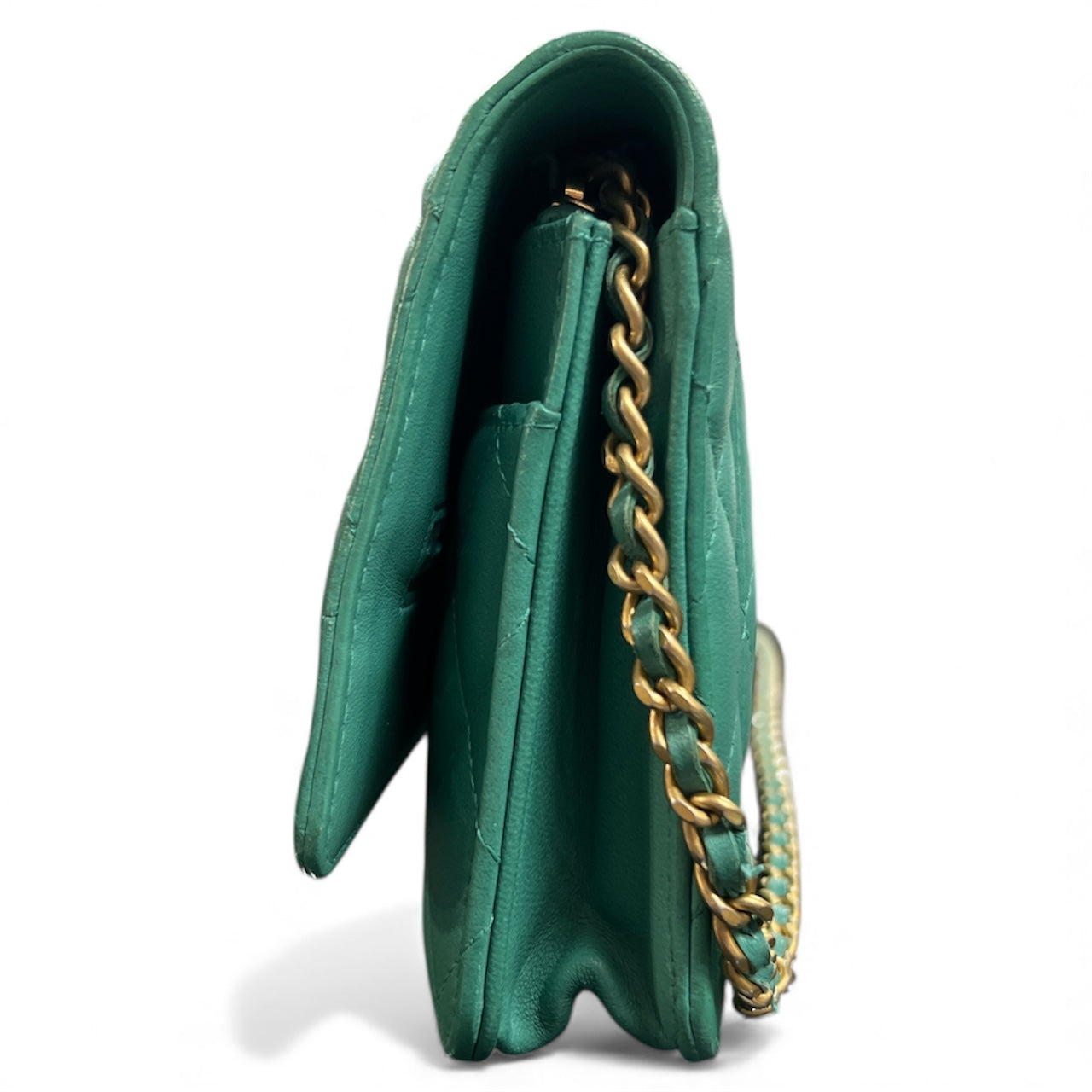 CHANEL Matelassé Chain Wallet Shoulder Bag | Authentic Pre-Owned Luxury
