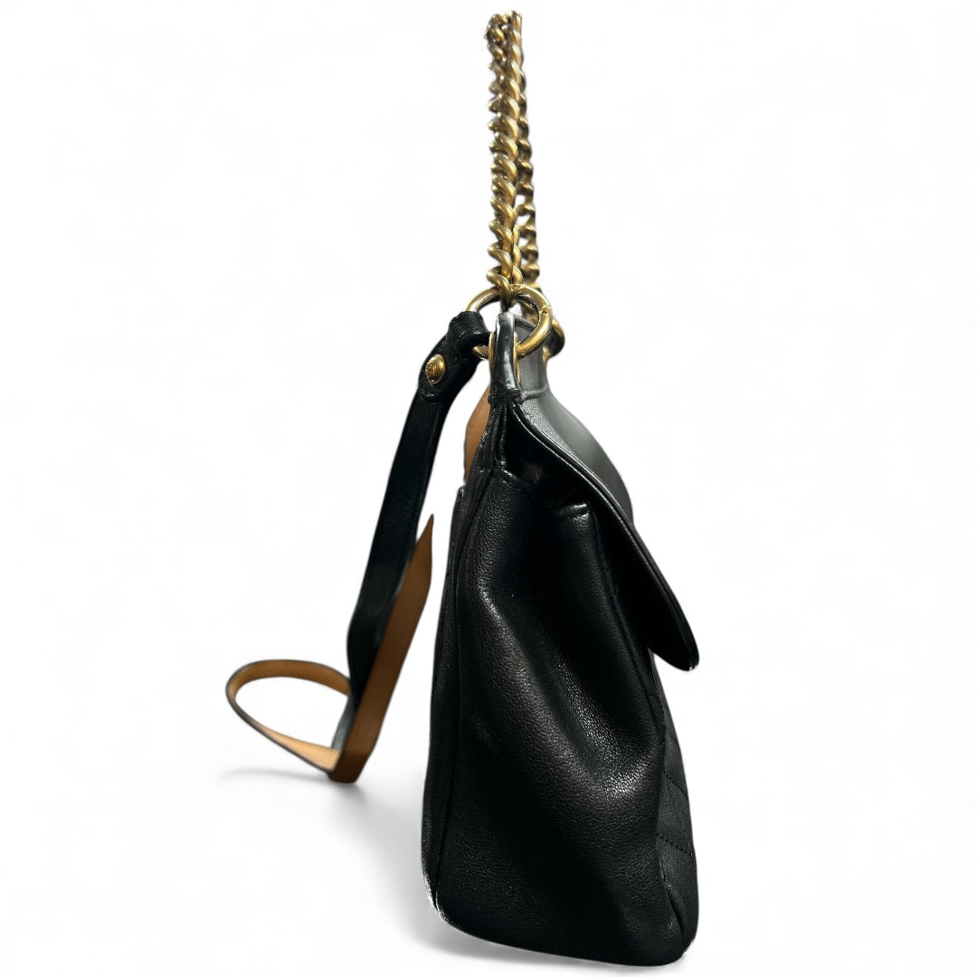 CHANEL Matelassé Black Lambskin Shoulder Handbag | Authentic Pre-Owned Luxury