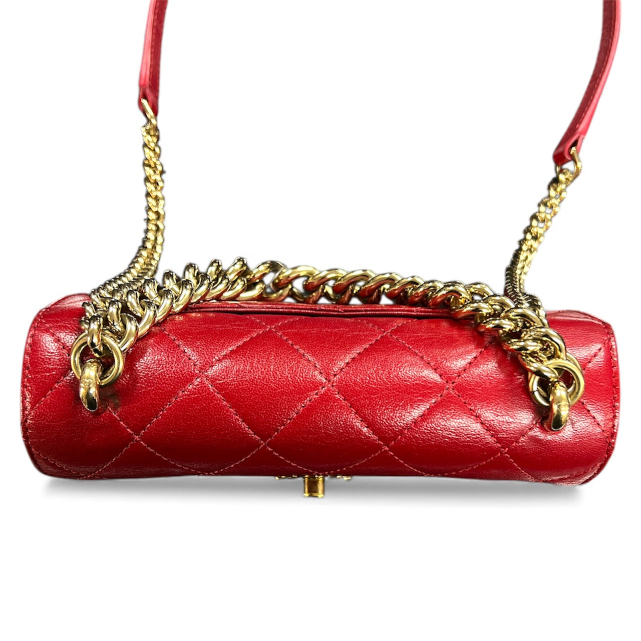 CHANEL Red Tweed Shoulder Bag | Authentic Pre-Owned Luxury