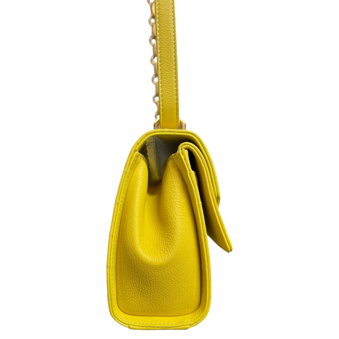 CHANEL Yellow Calfskin Shoulder Bag | Authentic Pre-Owned Luxury