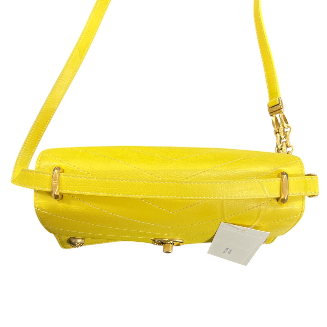 CHANEL Yellow Calfskin Shoulder Bag | Authentic Pre-Owned Luxury