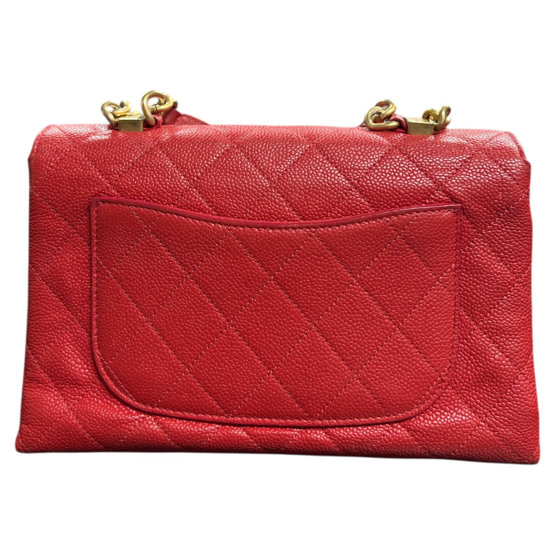 CHANEL Red Caviar Skin Shoulder Bag | Authentic Pre-Owned Luxury