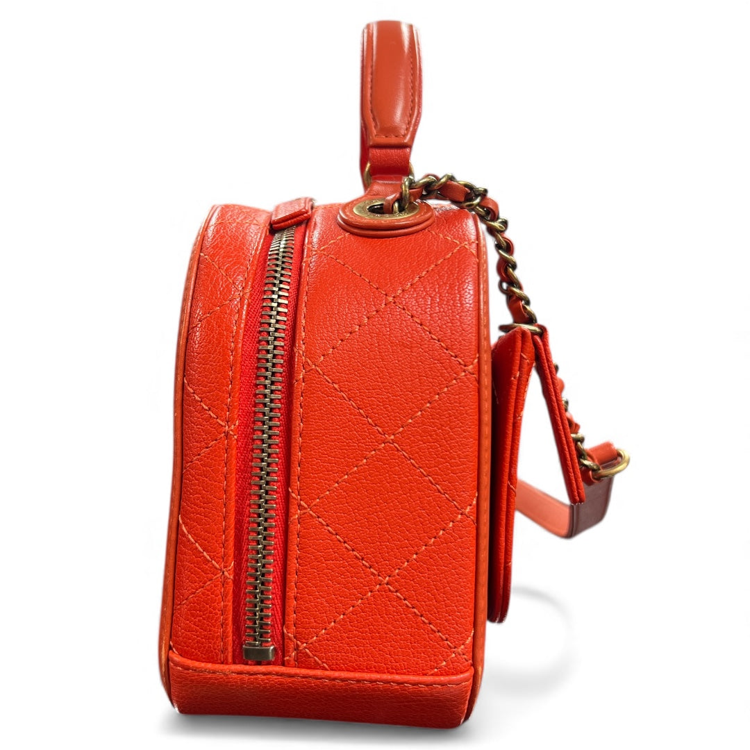CHANEL Orange 2-Way Shoulder Handbag | Authentic Pre-Owned Luxury