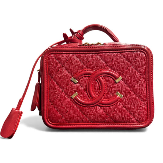 CHANEL Matelassé 2-Way Mini Vanity Bag | Authentic Pre-Owned Luxury