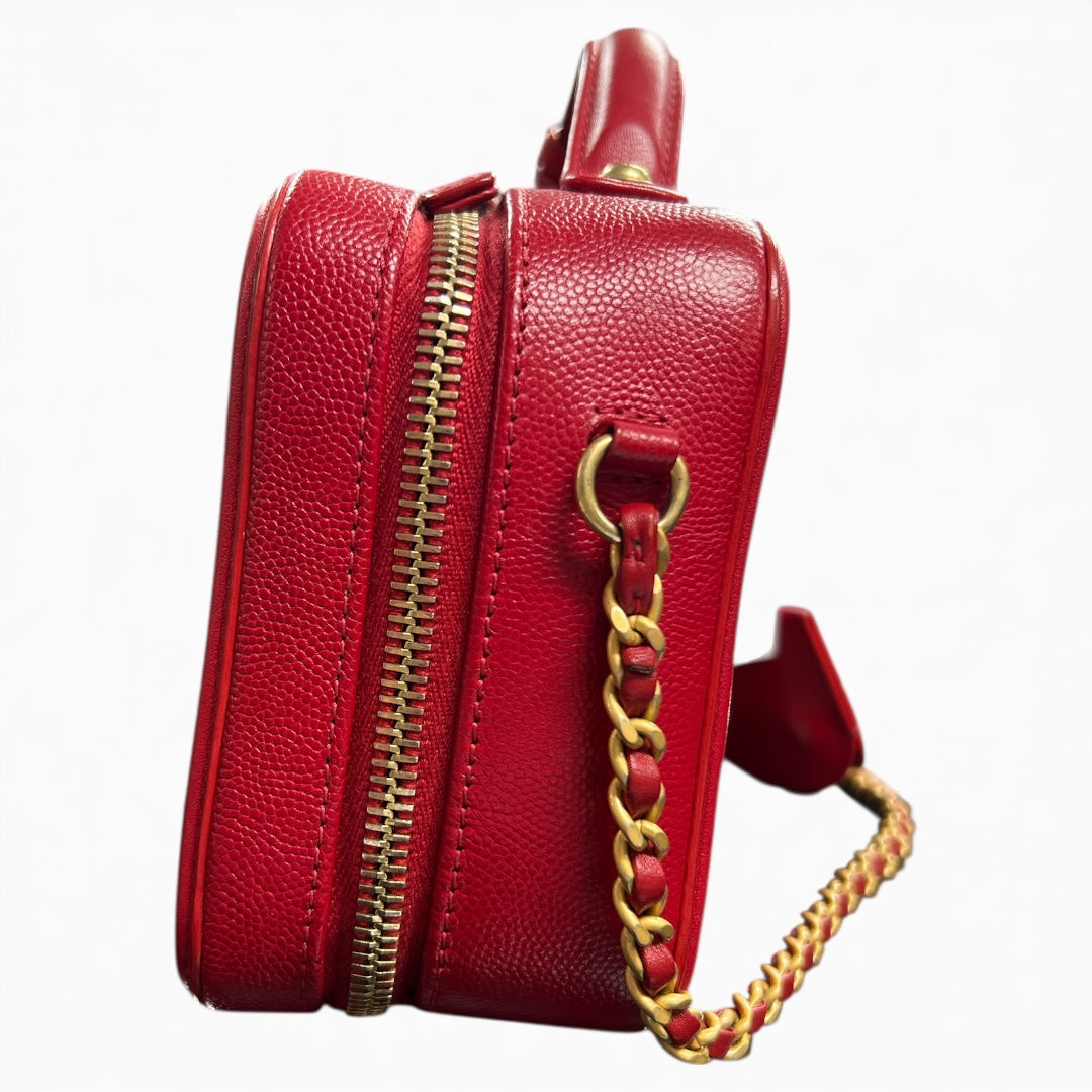 CHANEL Matelassé 2-Way Mini Vanity Bag | Authentic Pre-Owned Luxury