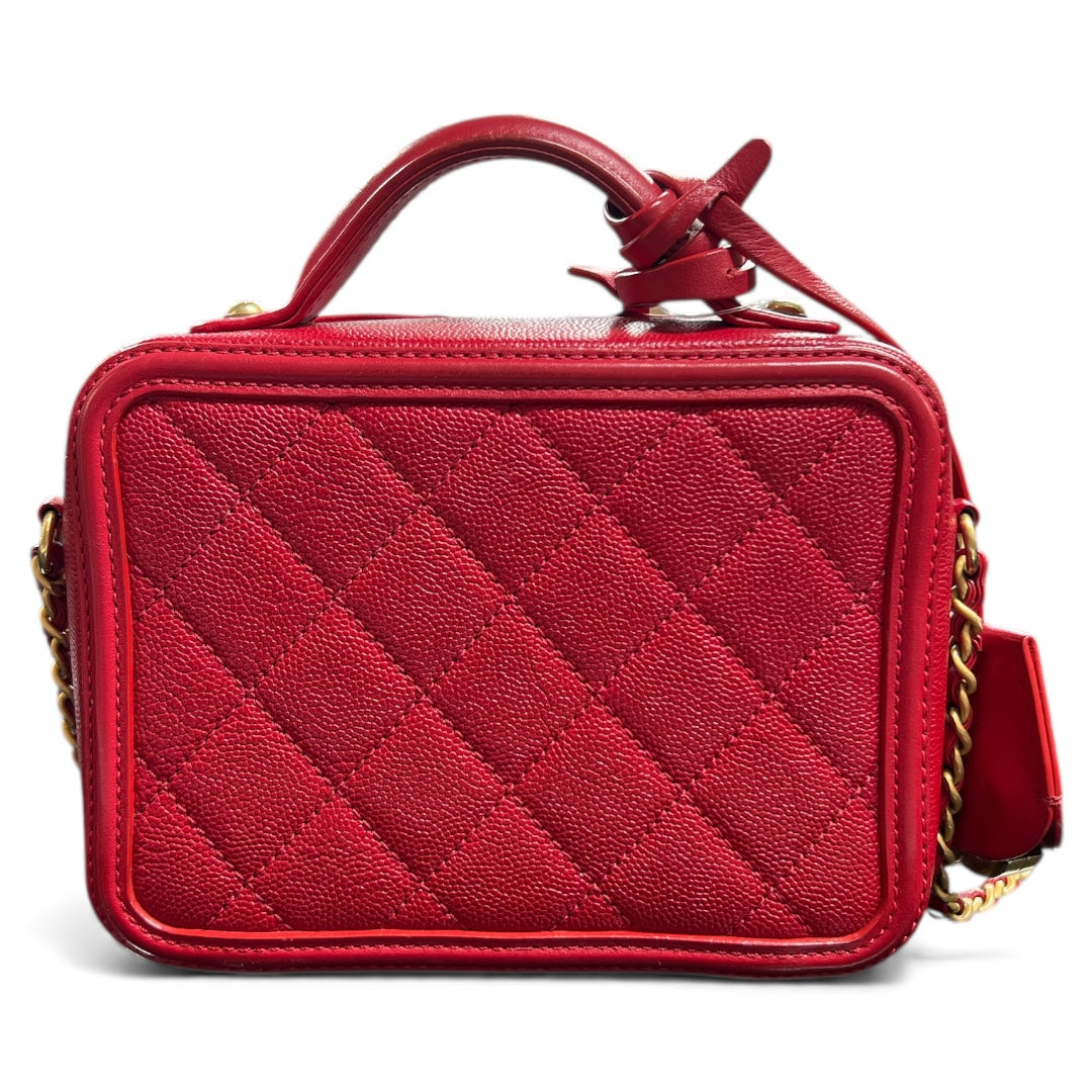 CHANEL Matelassé 2-Way Mini Vanity Bag | Authentic Pre-Owned Luxury