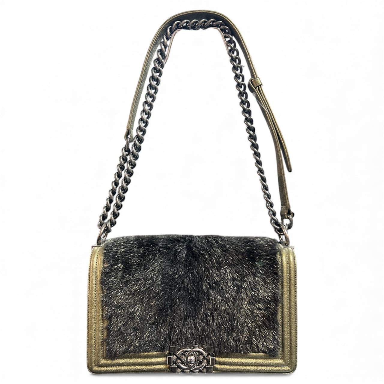 CHANEL Boy Chanel Gold Shoulder Bag | Authentic Pre-Owned Luxury