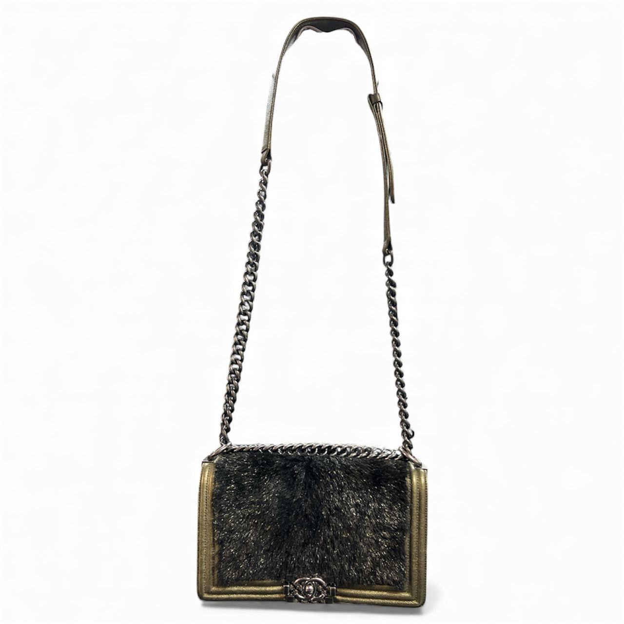 CHANEL Boy Chanel Gold Shoulder Bag | Authentic Pre-Owned Luxury