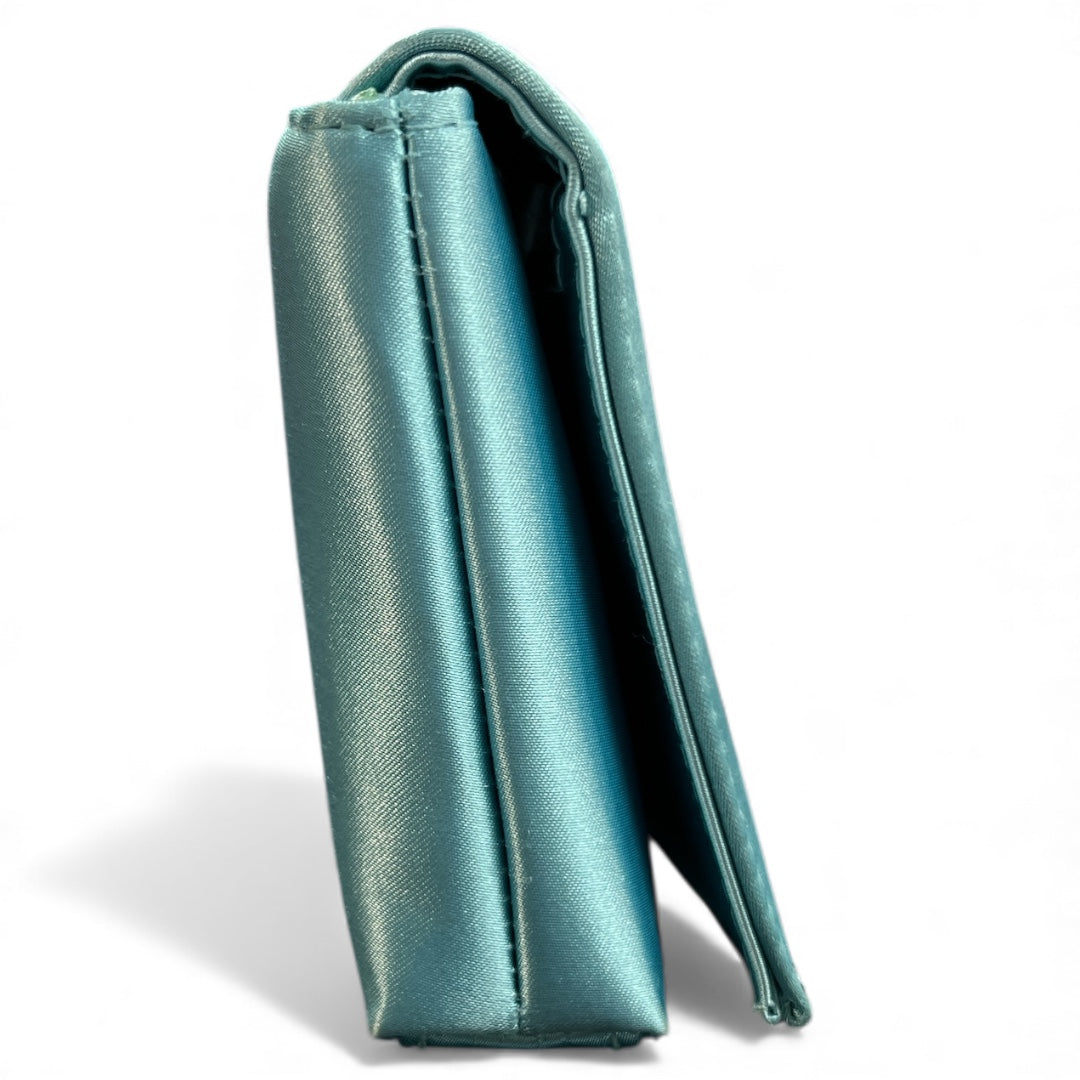 BVLGARI Aqua Blue Clutch Bag or Vanity Bag | Authentic Pre-Owned Luxury