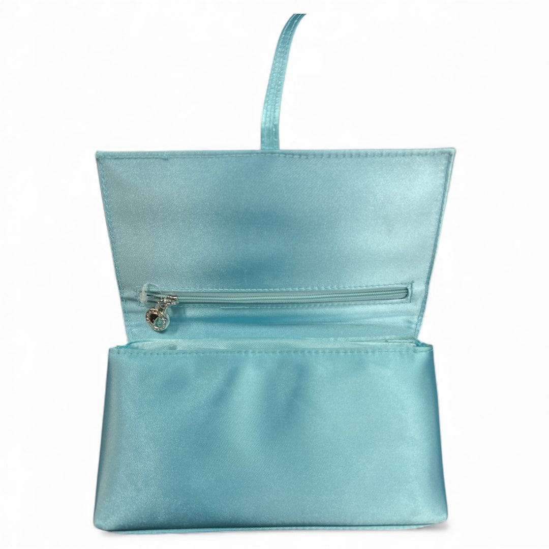 BVLGARI Aqua Blue Clutch Bag or Vanity Bag | Authentic Pre-Owned Luxury