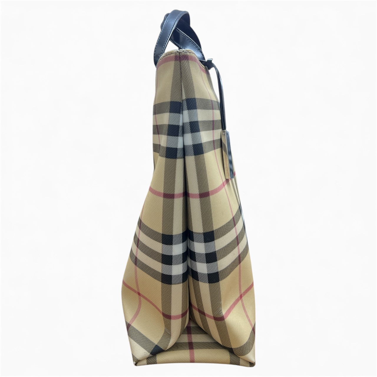 Burberry Check Pattern Tote Bag | Authentic Pre-Owned Luxury