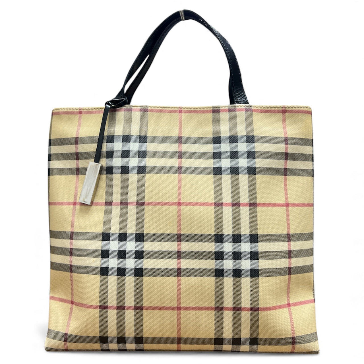 Burberry Check Pattern Tote Bag | Authentic Pre-Owned Luxury