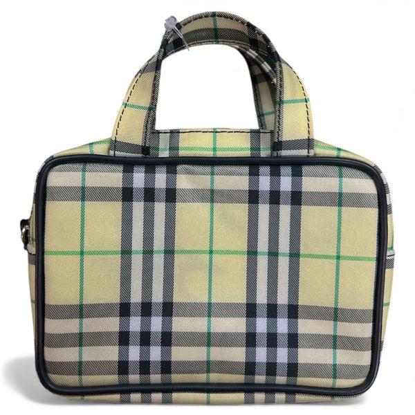 Burberry Check Pattern Handbag-Style Pouch | Authentic Pre-Owned Luxury