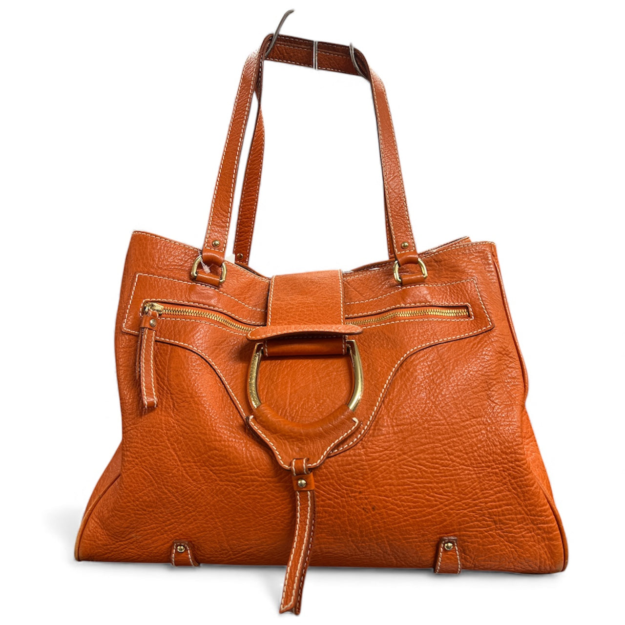 Dolce＆Gabbana Dolce & Gabbana Orange Leather Handbag | Authentic Pre-Owned Luxury