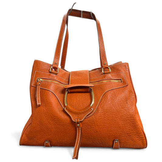 Dolce＆Gabbana Dolce & Gabbana Orange Leather Handbag | Authentic Pre-Owned Luxury