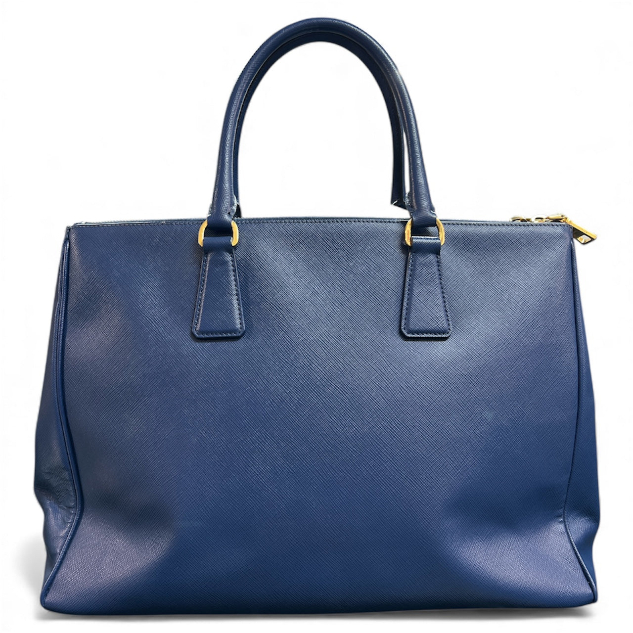 PRADA Navy Leather Business Bag | Authentic Pre-Owned Luxury