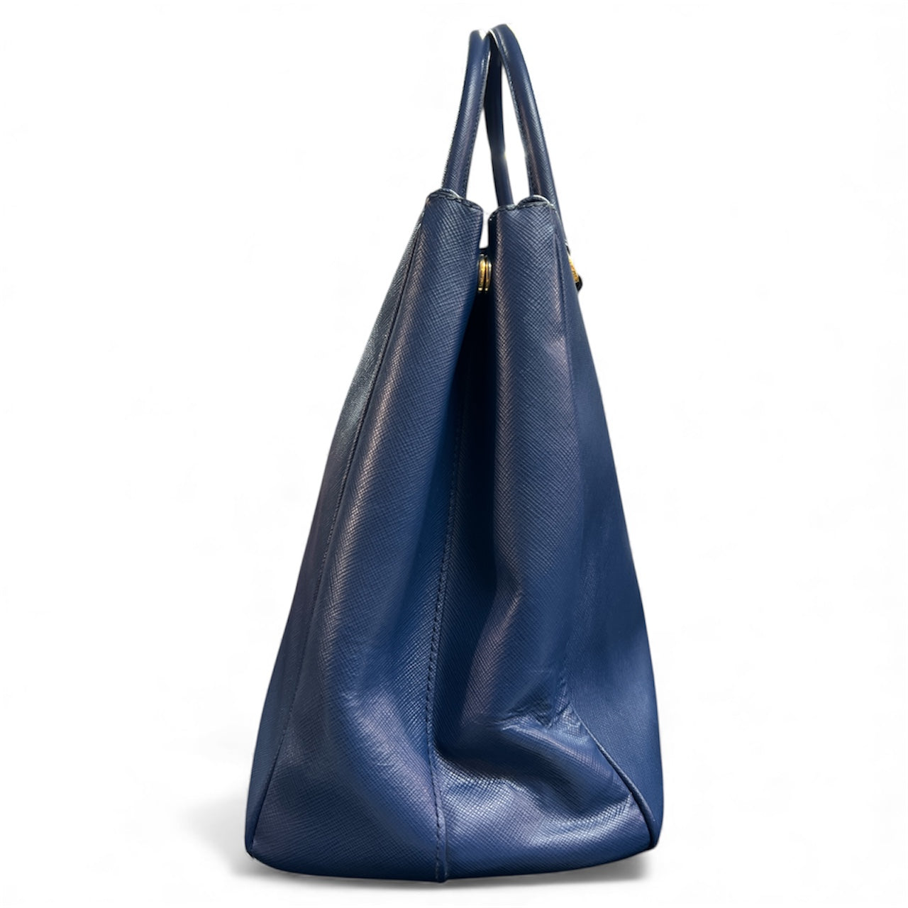 PRADA Navy Leather Business Bag | Authentic Pre-Owned Luxury