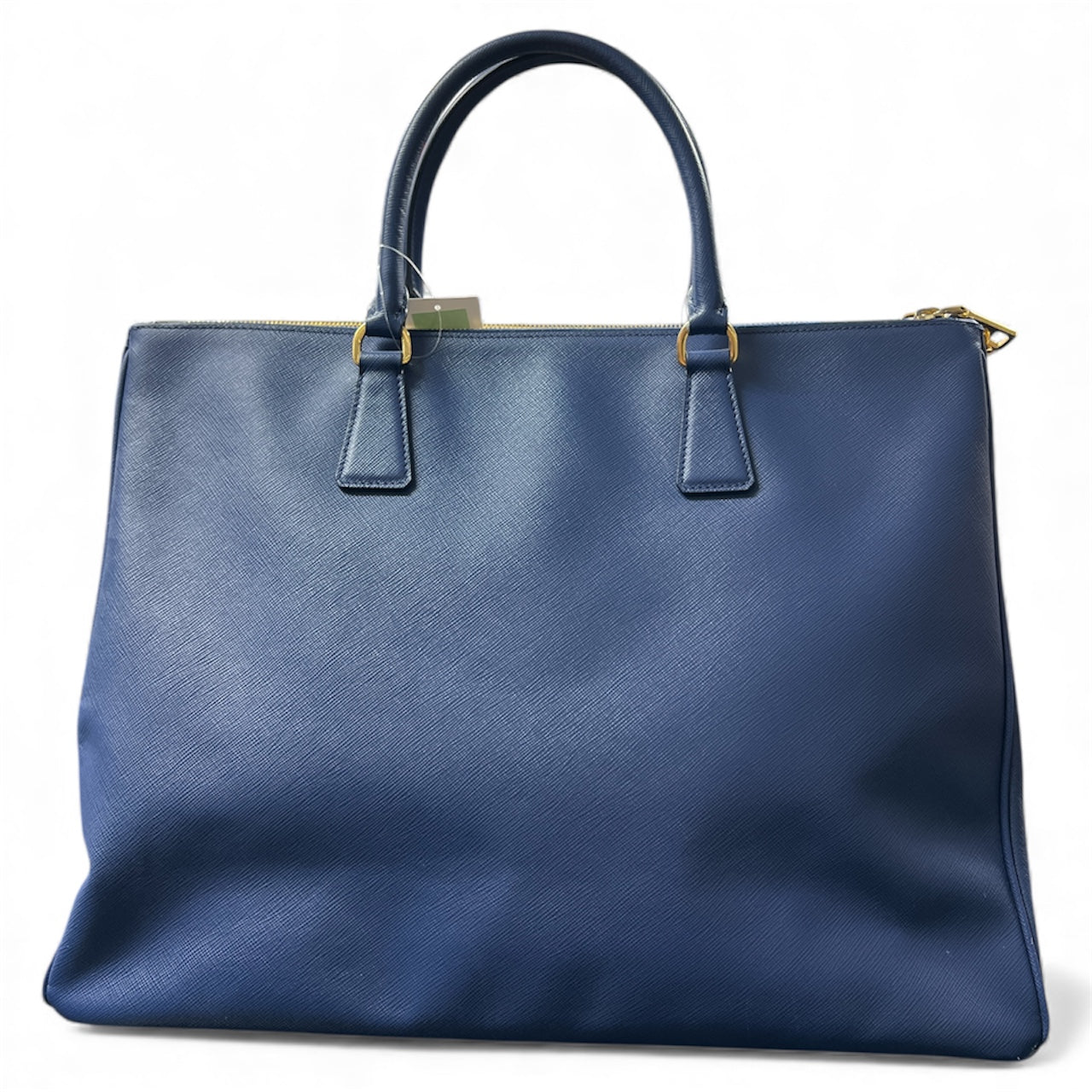 PRADA Navy Leather Tote Bag | Authentic Pre-Owned Luxury