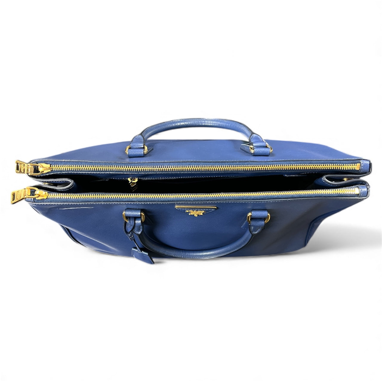 PRADA Navy Leather Tote Bag | Authentic Pre-Owned Luxury