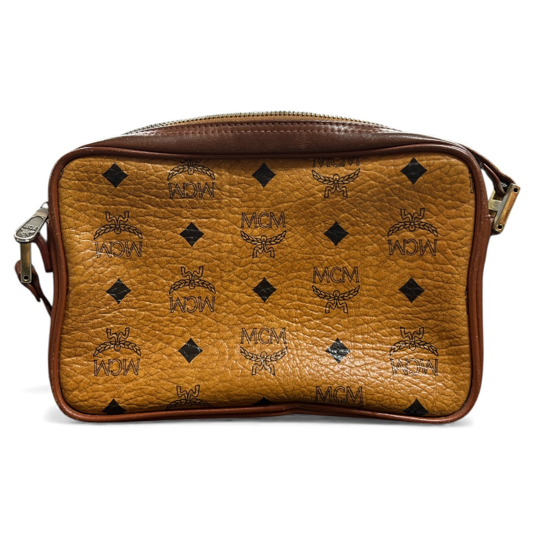 MCM Leather Sacoche Brown | Authentic Pre-Owned Luxury