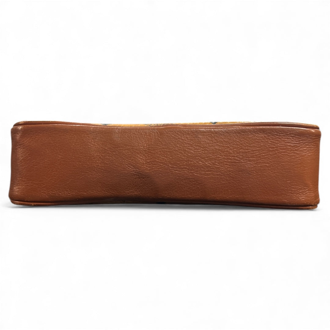 MCM Leather Sacoche Brown | Authentic Pre-Owned Luxury