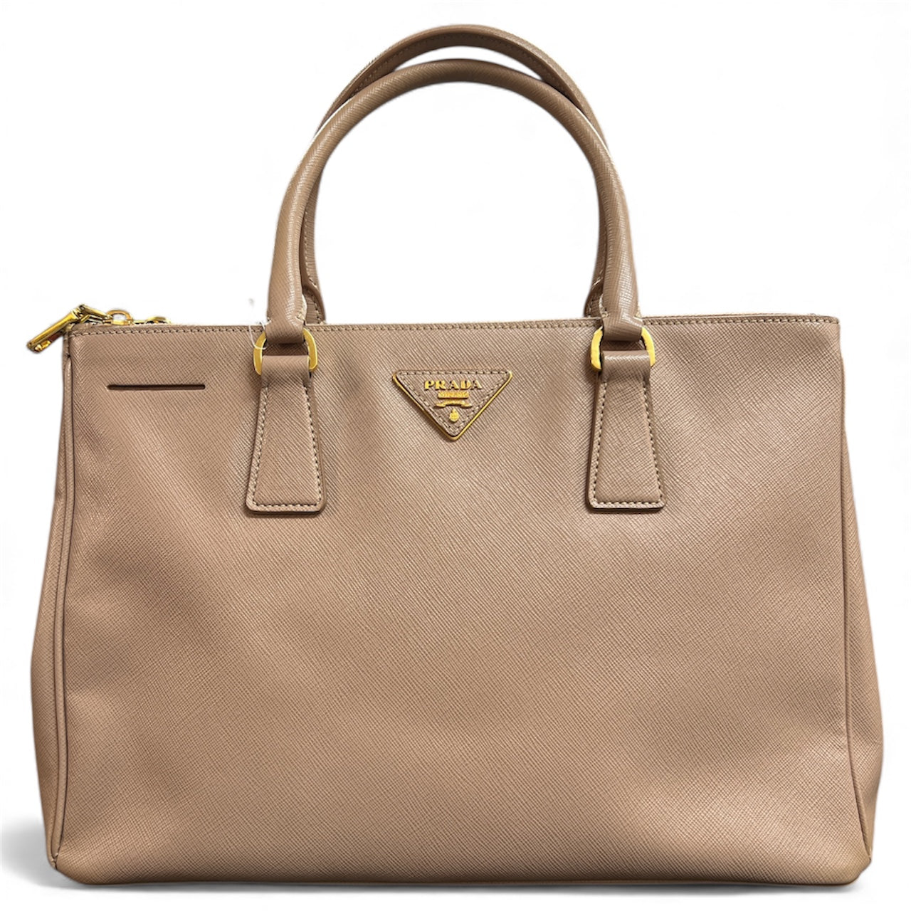 PRADA Beige Business Bag | Authentic Pre-Owned Luxury