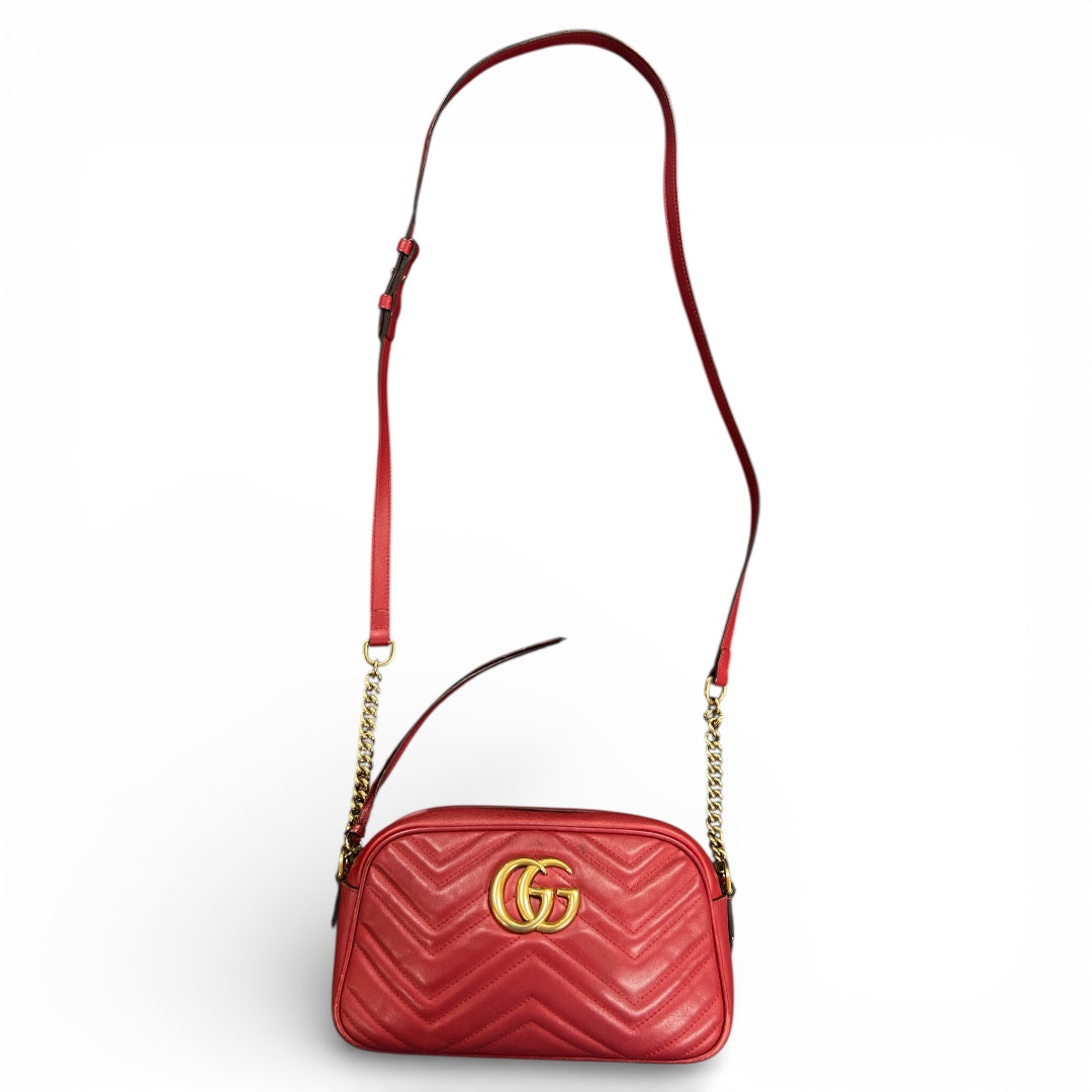 GUCCI GG Marmont Chain Shoulder Bag | Authentic Pre-Owned Luxury