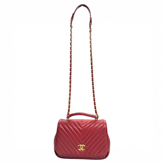 CHANEL Lambskin 2-Way Handbag | Authentic Pre-Owned Luxury