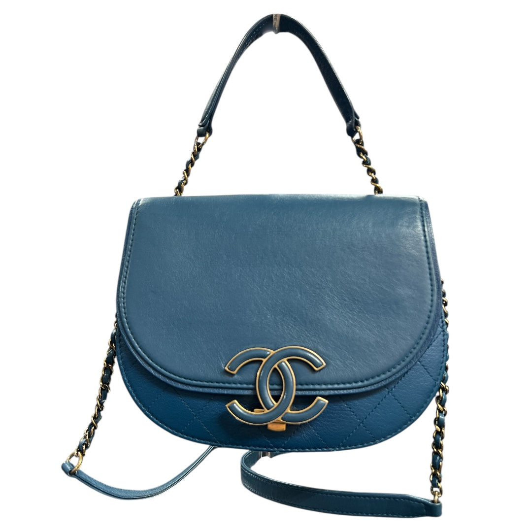 CHANEL 2-Way Chain Shoulder Half Coco Bag | Authentic Pre-Owned Luxury