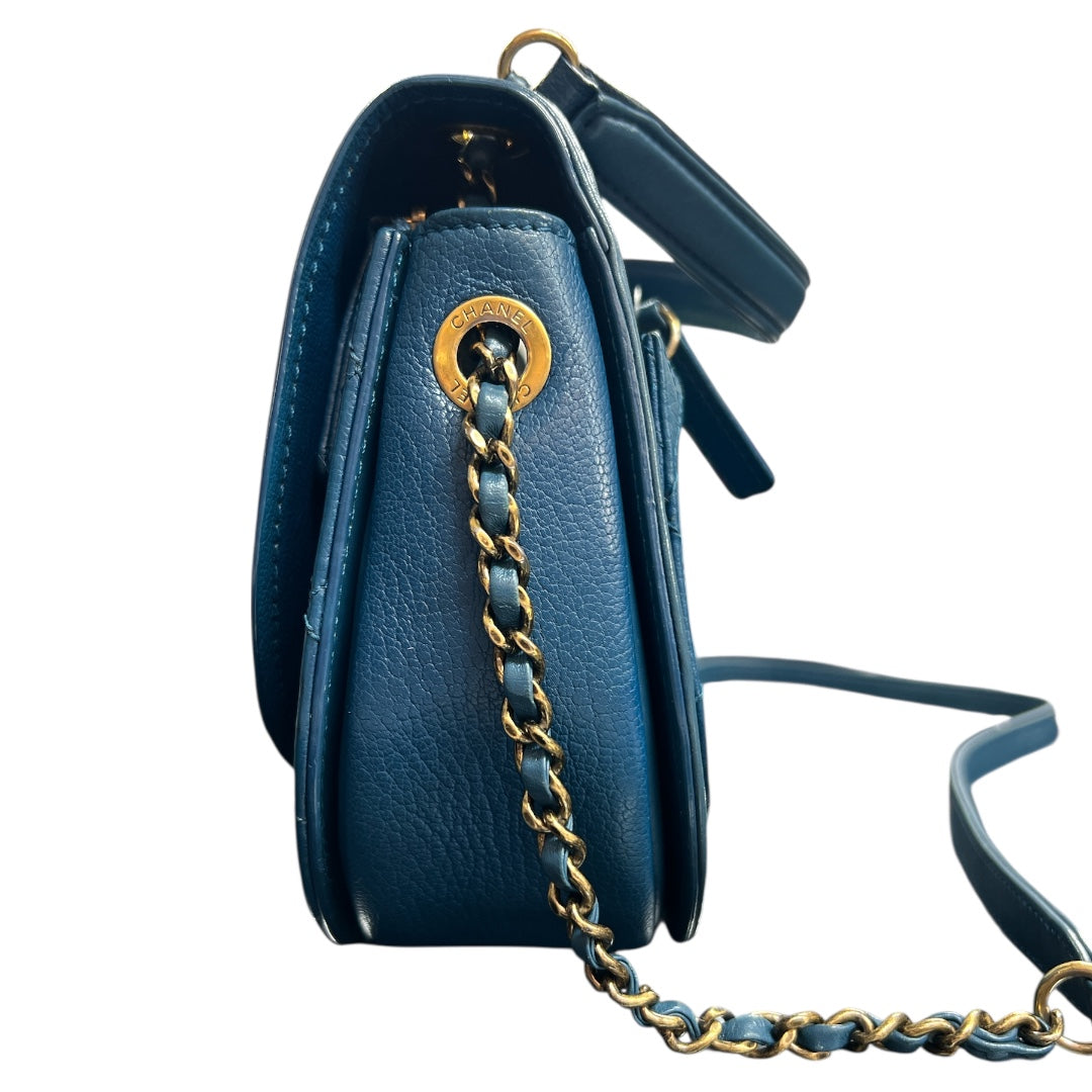 CHANEL 2-Way Chain Shoulder Half Coco Bag | Authentic Pre-Owned Luxury