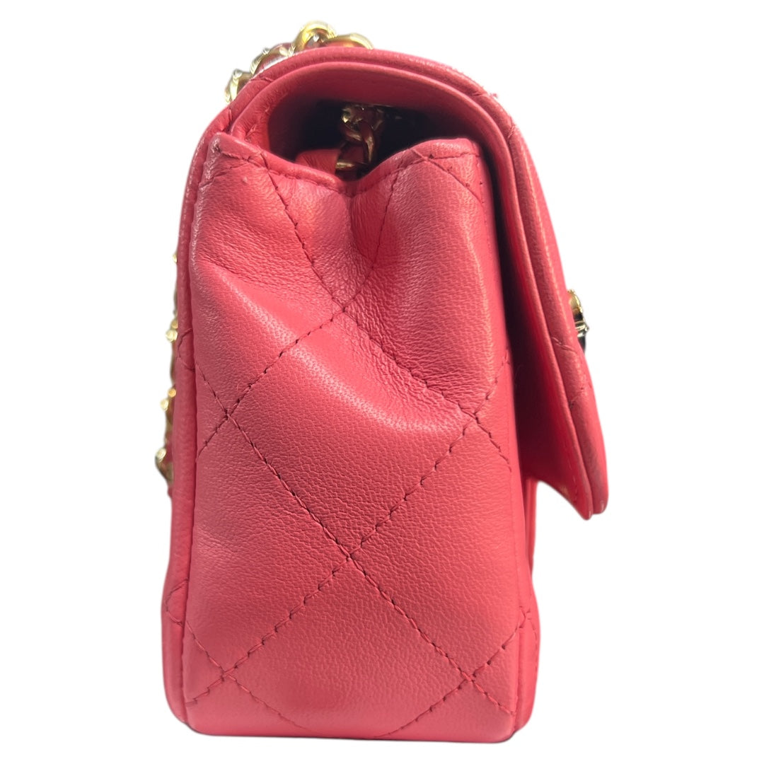 CHANEL 2017 Victory Mini Flap Shoulder Bag | Authentic Pre-Owned Luxury