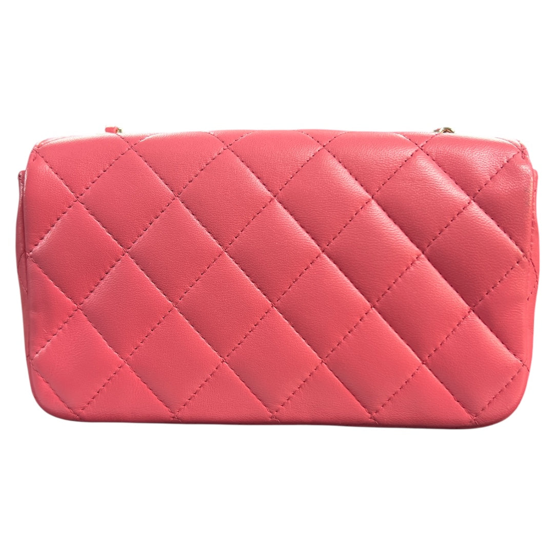 CHANEL 2017 Victory Mini Flap Shoulder Bag | Authentic Pre-Owned Luxury