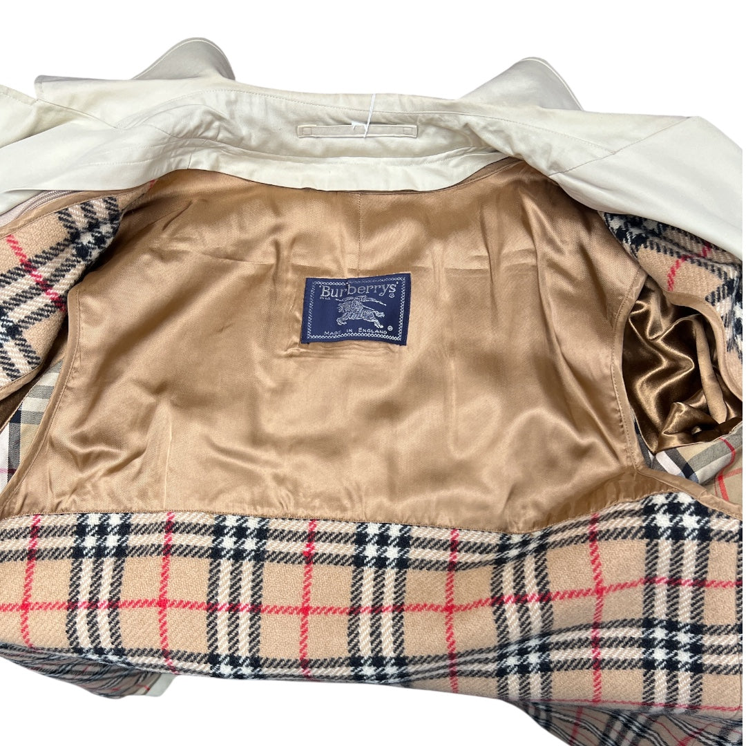 Burberry Ivory Trench Coat | Authentic Pre-Owned Luxury