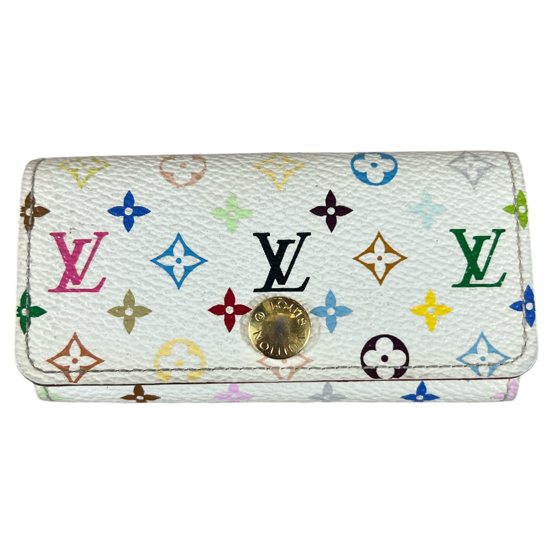 LOUIS VUITTON Monogram Multicolor Key Case White | Authentic Pre-Owned Luxury