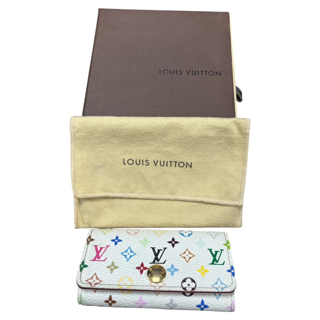 LOUIS VUITTON Monogram Multicolor Key Case White | Authentic Pre-Owned Luxury
