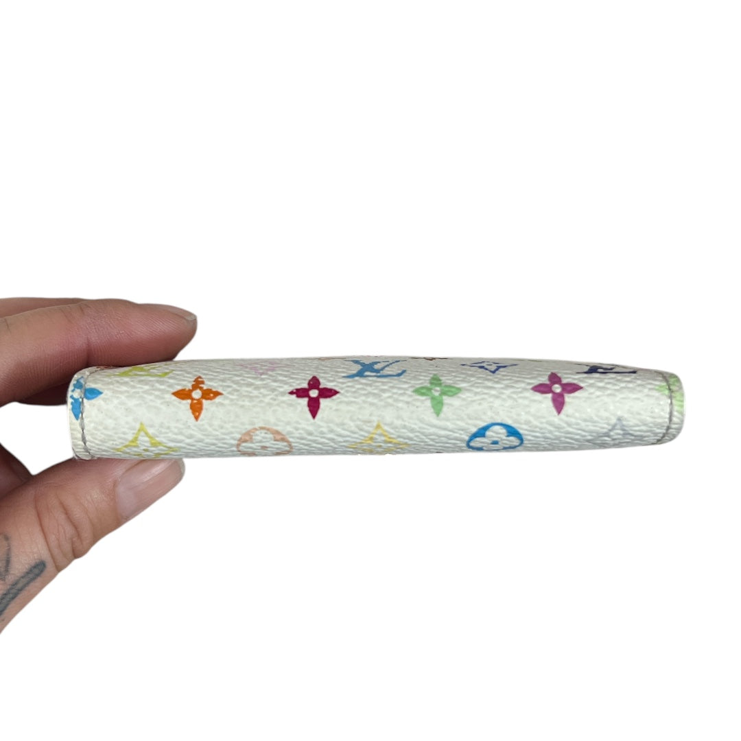 LOUIS VUITTON Monogram Multicolor Key Case White | Authentic Pre-Owned Luxury