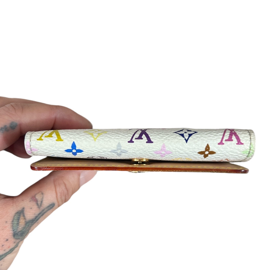 LOUIS VUITTON Monogram Multicolor Key Case White | Authentic Pre-Owned Luxury