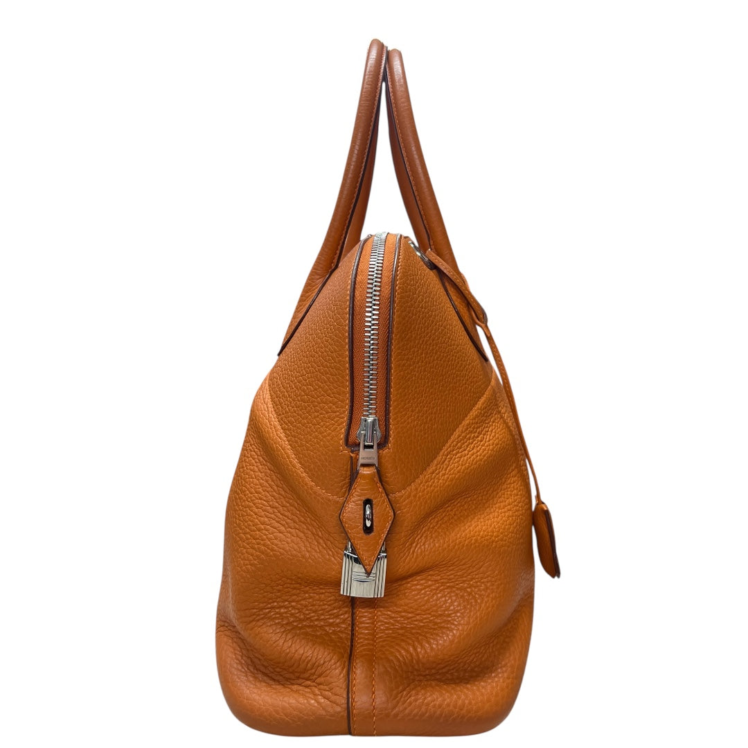 HERMES Bolide 31 Orange Taurillon Leather Gold Hardware Handbag | Authentic Pre-Owned Luxury