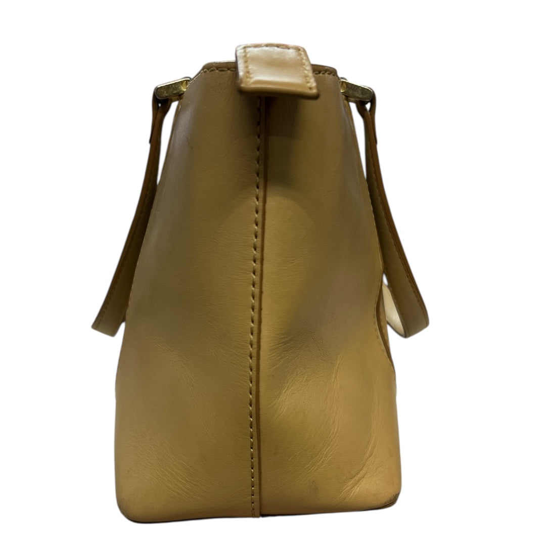 Burberry Leather Tote Bag Beige Nova Check Lining Handbag | Authentic Pre-Owned Luxury