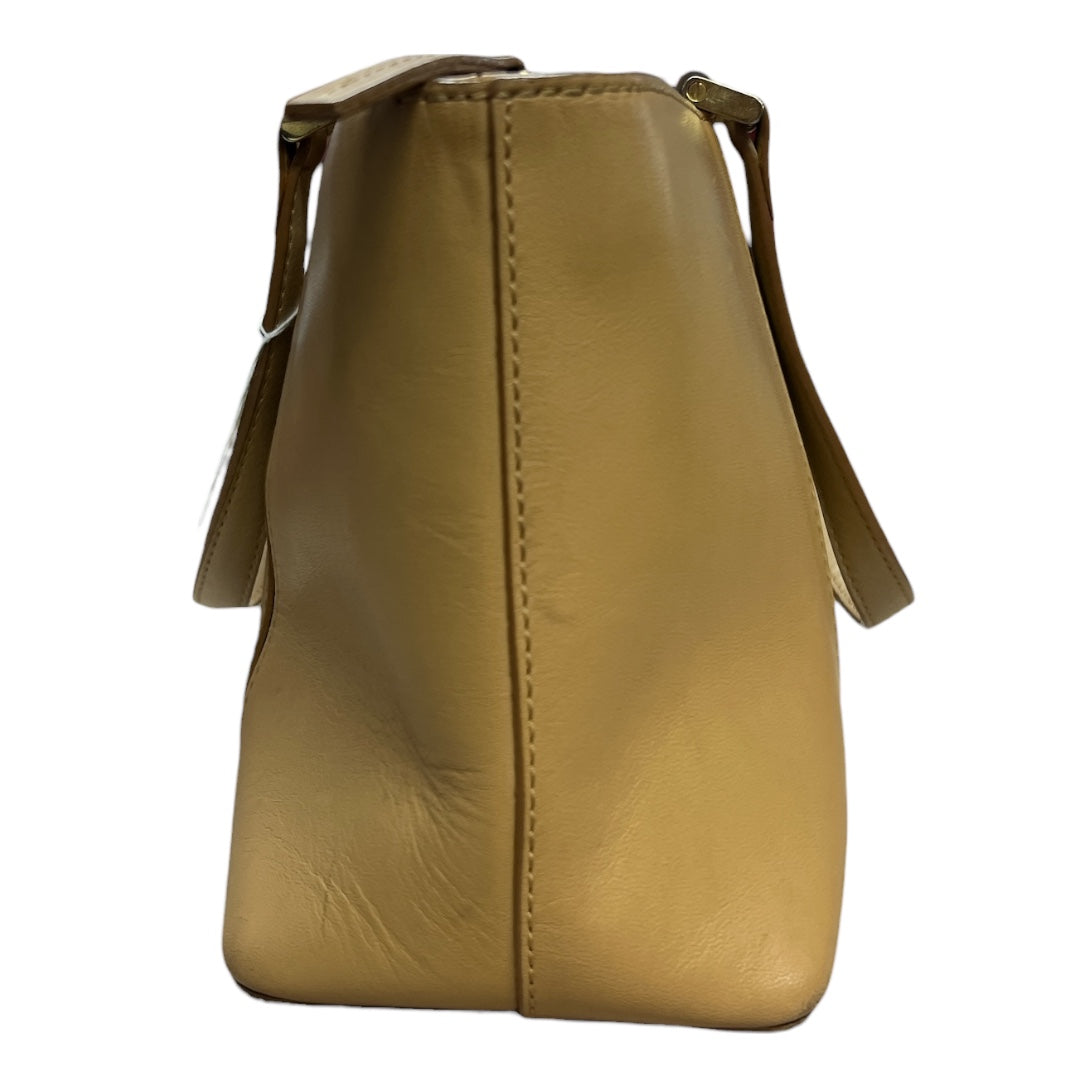 Burberry Leather Tote Bag Beige Nova Check Lining Handbag | Authentic Pre-Owned Luxury