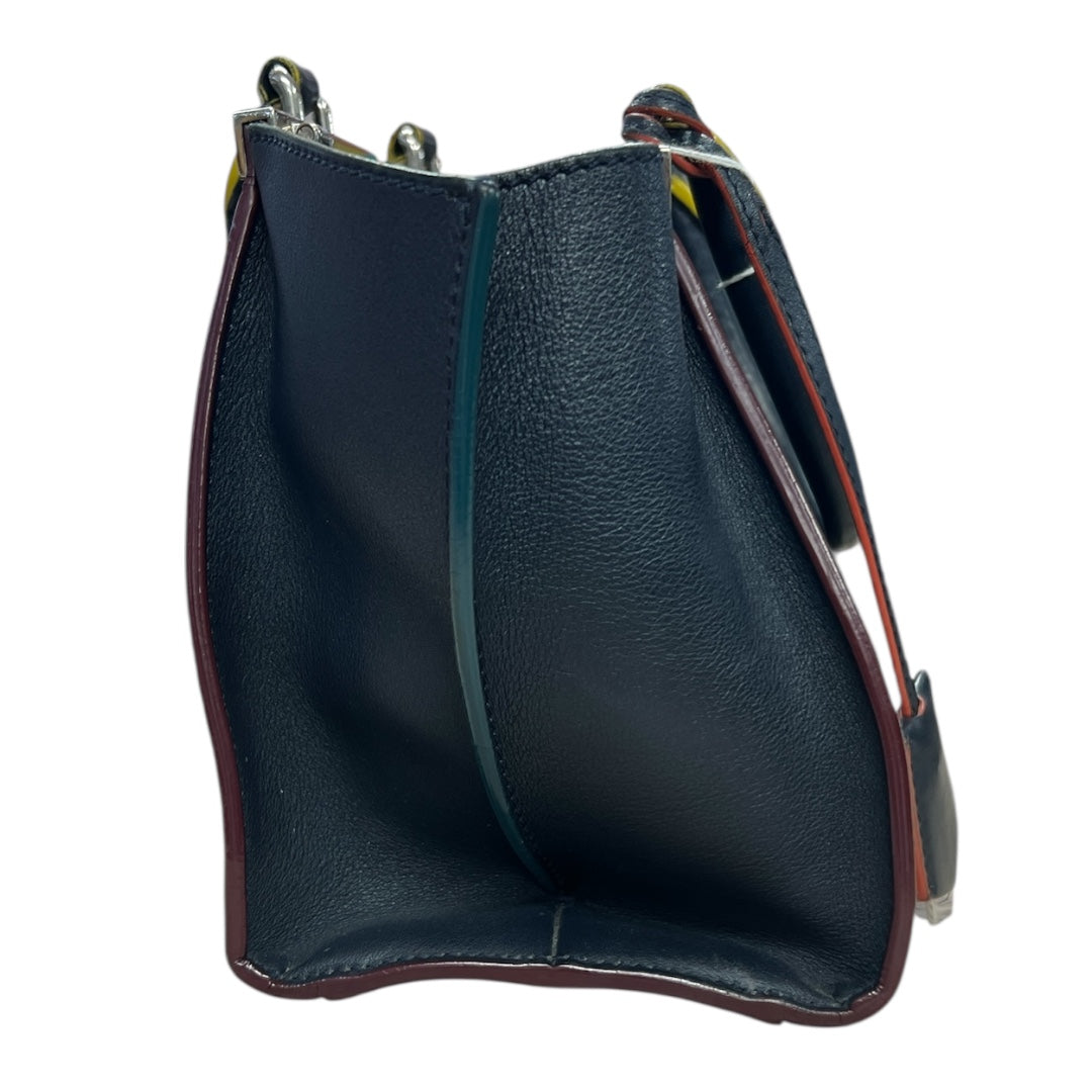 FENDI Petite 2Jours Leather 2-Way Top Handle Shoulder Bag Black | Authentic Pre-Owned Luxury