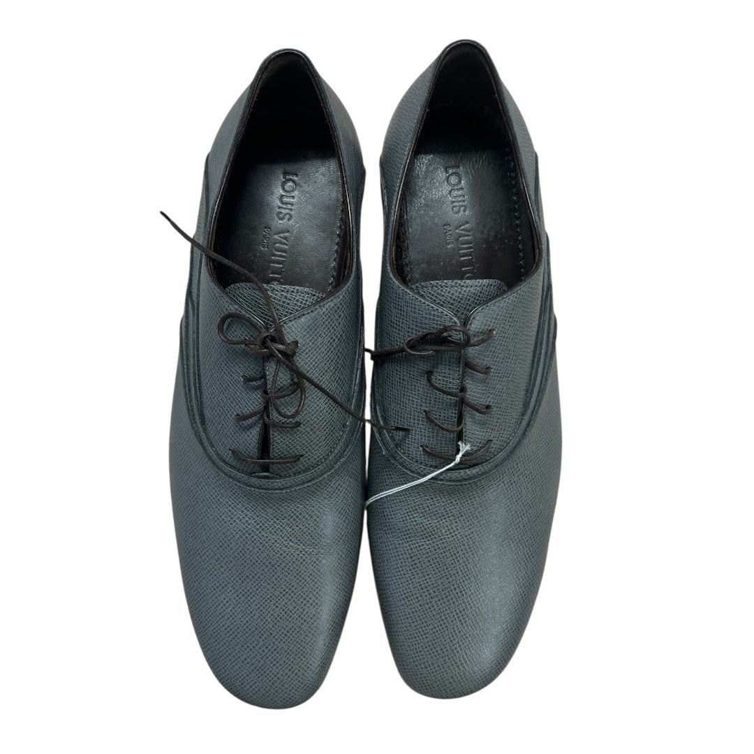 LOUIS VUITTON Men's Leather Lace Up Dress Shoes Size 9 | Authentic Pre-Owned Luxury