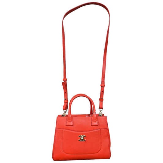CHANEL Neo Executive Tote Bag Caviar Skin Orange Gold Hardware 2WAY | Authentic Pre-Owned Luxury