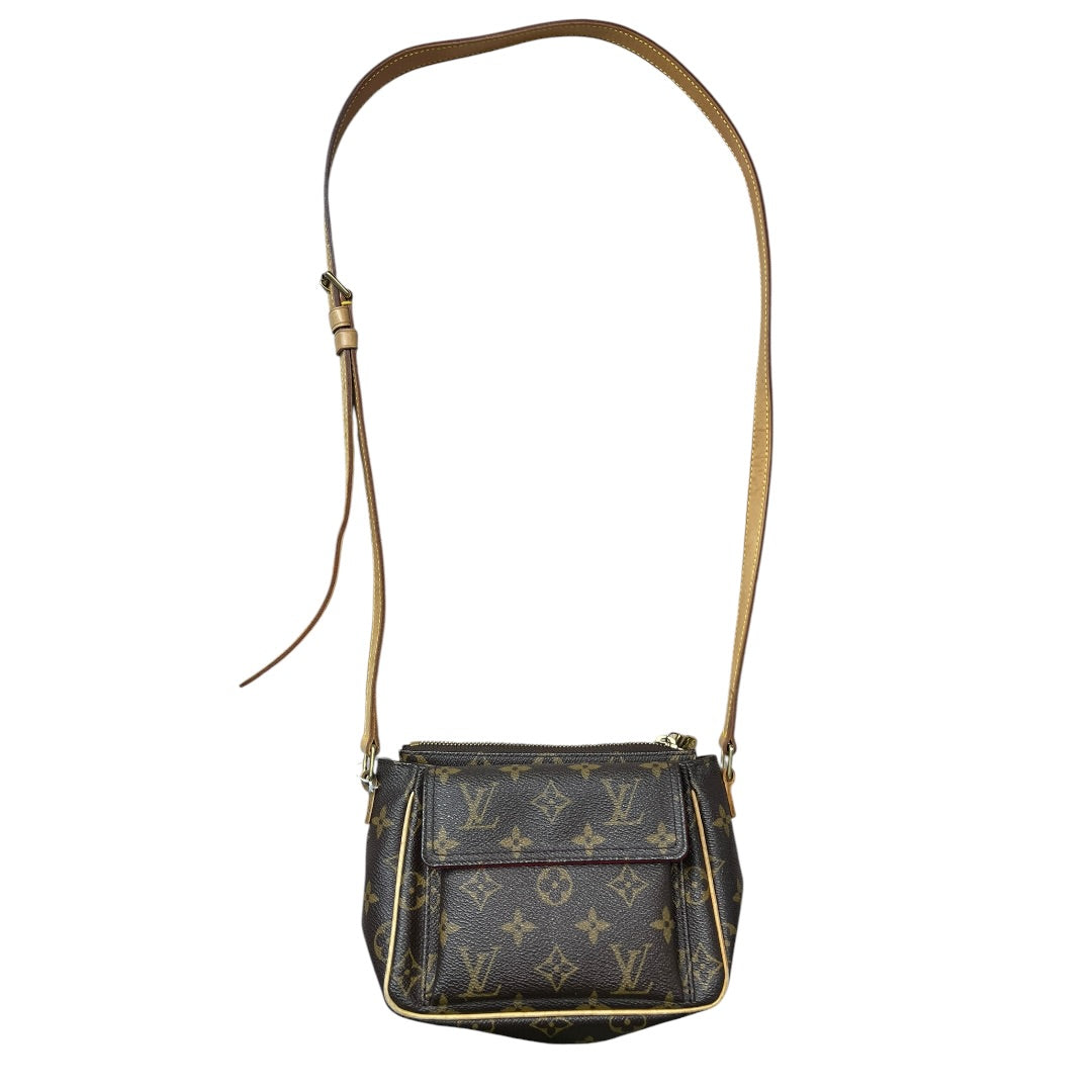 LOUIS VUITTON Monogram Viva Cite PM Shoulder Bag Crossbody Brown Canvas | Authentic Pre-Owned Luxury