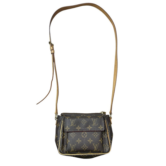 LOUIS VUITTON Monogram Viva Cite PM Shoulder Bag Crossbody Brown Canvas | Authentic Pre-Owned Luxury