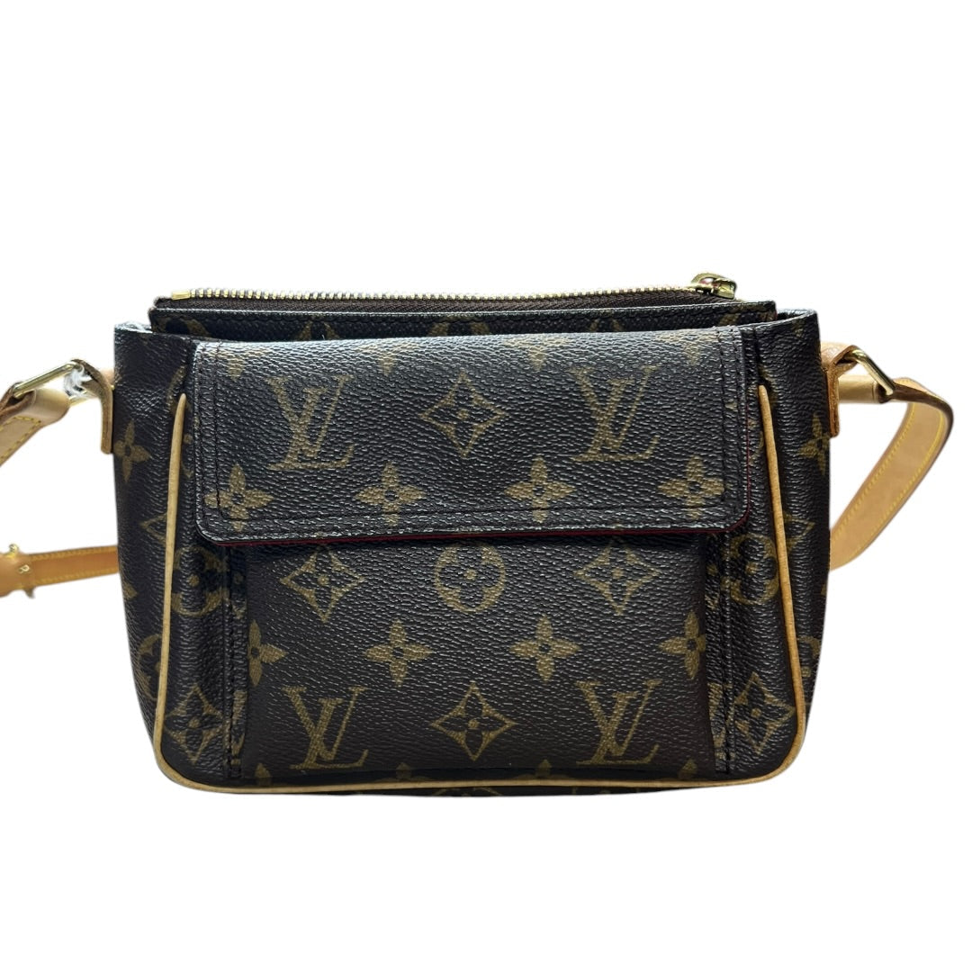 LOUIS VUITTON Monogram Viva Cite PM Shoulder Bag Crossbody Brown Canvas | Authentic Pre-Owned Luxury