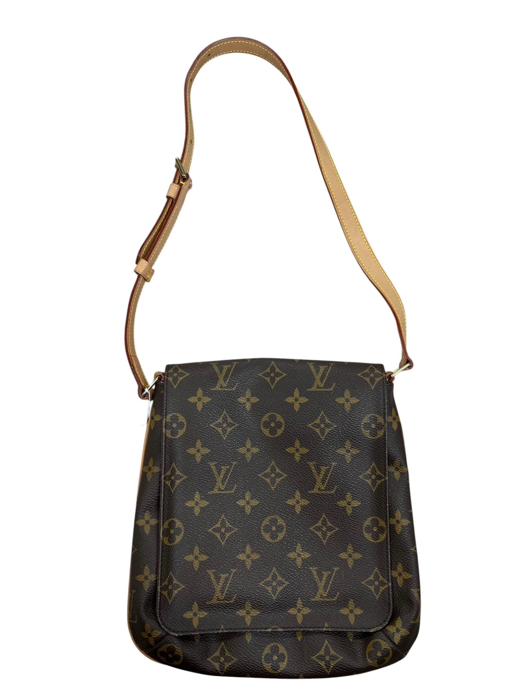 LOUIS VUITTON Monogram Musette Salsa Shoulder Bag Crossbody Brown Canvas | Authentic Pre-Owned Luxury