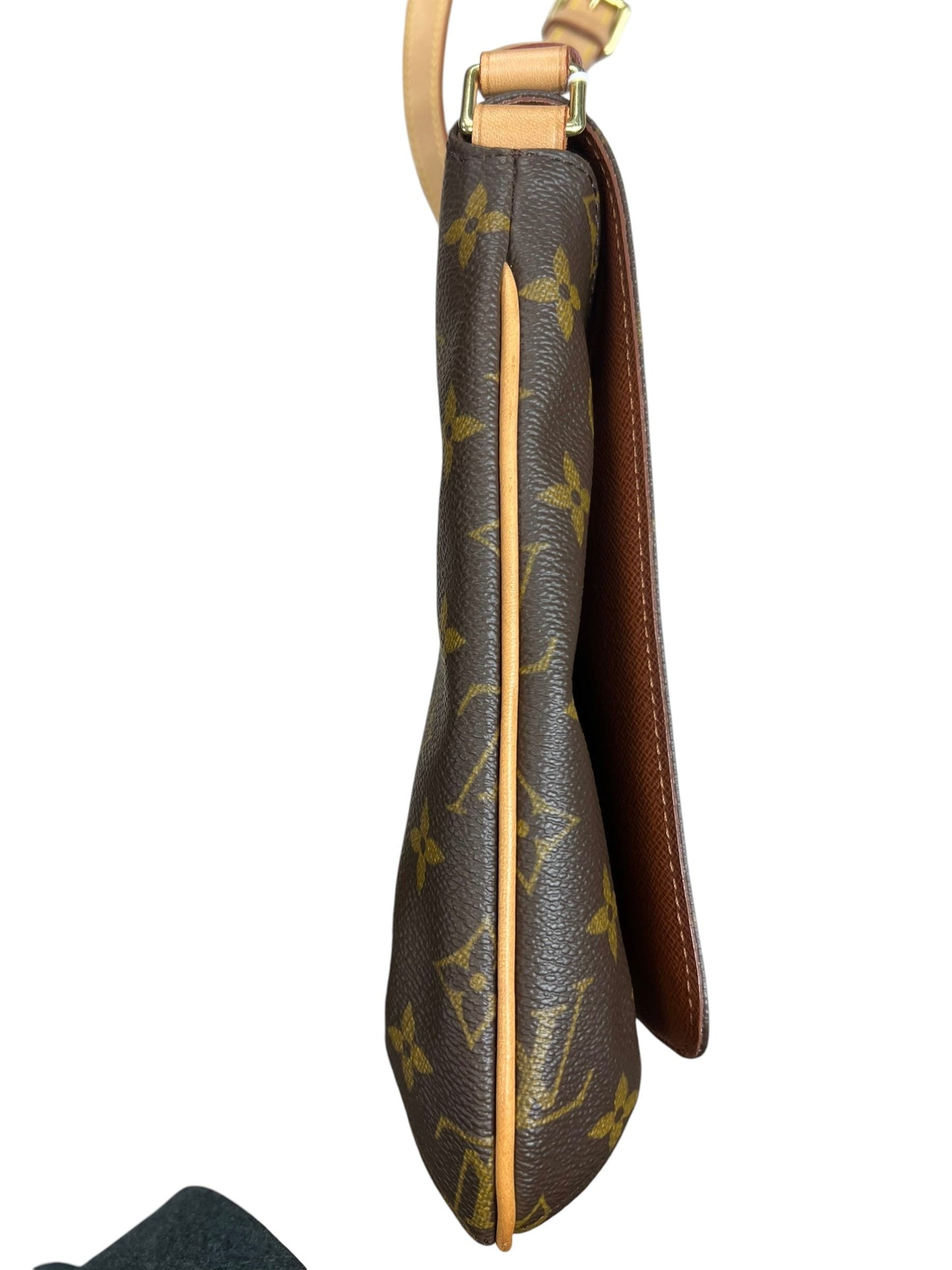 LOUIS VUITTON Monogram Musette Salsa Shoulder Bag Crossbody Brown Canvas | Authentic Pre-Owned Luxury