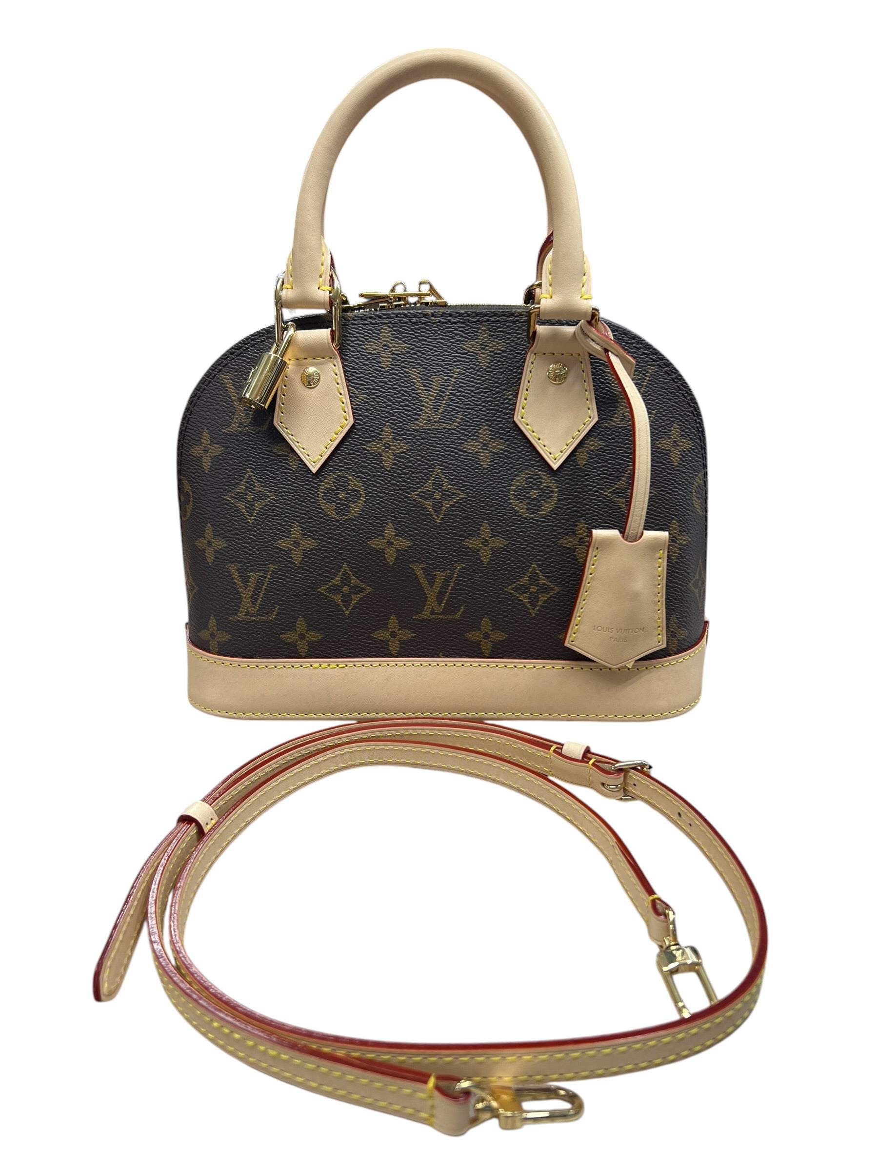 LOUIS VUITTON Monogram Alma BB 2-Way Shoulder Bag Handbag Brown Canvas | Authentic Pre-Owned Luxury
